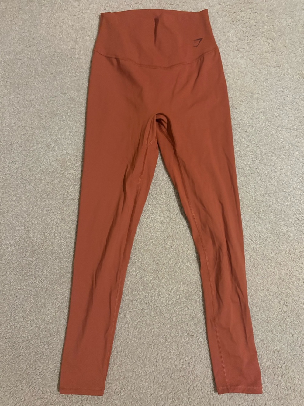 Gymshark High-Waist Leggings in Terracotta